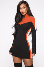 将图片加载到图库查看器,Batter Up Bandage Mini Dress - Black/Red