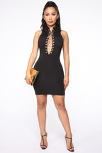 将图片加载到图库查看器，Chain Reaction Mini Dress - Black
