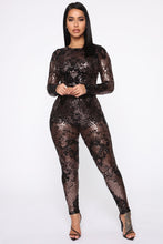 将图片加载到图库查看器，Taking The Night Sequin Set - Black/Rose
