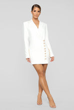 将图片加载到图库查看器，Boss Lady Blazer Dress - Off White
