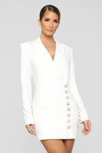 将图片加载到图库查看器，Boss Lady Blazer Dress - Off White
