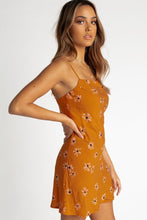 将图片加载到图库查看器，ANCHOR ME ORANGE FLORAL MINI DRESS
