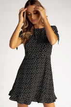 将图片加载到图库查看器，AUDREY BLACK MICRO HEART MINI DRESS
