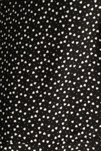 将图片加载到图库查看器，AUDREY BLACK MICRO HEART MINI DRESS
