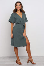 将图片加载到图库查看器，Aspyn Dress - Forest Green
