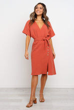 将图片加载到图库查看器，Aspyn Dress - Rust
